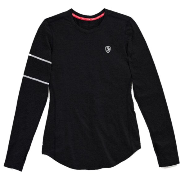 Women's Longsleeve Workout Top (Black) - Picture 1 of 1